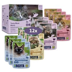 Bozita Häppchen in Sauce Fleisch Multibox 12 x 85 g Bozita Häppchen in Sauce Fleisch Multibox 12 x 85 g