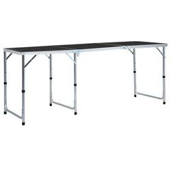 vidaXL Klappjamais kempinga galds 180 x 60 cm (48175) vidaXL Klappjamais kempinga galds 180 x 60 cm (48175)