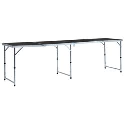 vidaXL Klappjams kempinga galds 240 x 60 cm (48177) vidaXL Klappjams kempinga galds 240 x 60 cm (48177)