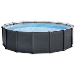 Intex Grafīta paneļu baseins 478 x 124 cm ar smilšu filtru Intex Grafīta paneļu baseins 478 x 124 cm ar smilšu filtru