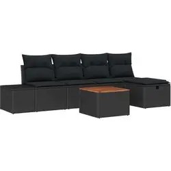 vidaXL Gartensofa-set mit Kissen 6-tlg. (3359590) vidaXL Gartensofa-set mit Kissen 6-tlg. (3359590)