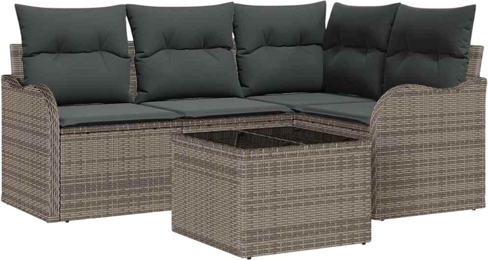 vidaXL Gartensofa-set mit Speicher 5-tlg. (3354358) vidaXL Gartensofa-set mit Speicher 5-tlg. (3354358)