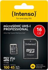 Intenso microSD karte UHS-I Professional 16GB Intenso microSD karte UHS-I Professional 16GB