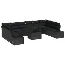 vidaXL Garten-Sofa-Set mit Kissen mit Speicher 11 pcs (3349259) vidaXL Garten-Sofa-Set mit Kissen mit Speicher 11 pcs (3349259)