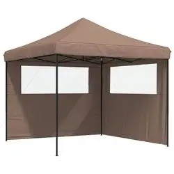 vidaXL Party-Zelt Braun 292 x 292 x 315 cm Oxford-audums (42023559) vidaXL Party-Zelt Braun 292 x 292 x 315 cm Oxford-audums (42023559)