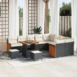 vidaXL Gartensofa-set mit Kissen 13 pcs (3365290) vidaXL Gartensofa-set mit Kissen 13 pcs (3365290)