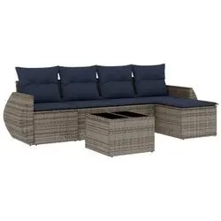 vidaXL Gartensofa komplekts ar spilveniem 6-daļīgs (3221300) vidaXL Gartensofa komplekts ar spilveniem 6-daļīgs (3221300)