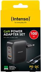 Intenso Power Adapter W100ACC GaN + C520C Kabel (7810010) Intenso Power Adapter W100ACC GaN + C520C Kabel (7810010)