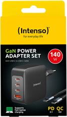 Intenso Power Adapter W140A3C GaN + C520C Kabel (7814010) Intenso Power Adapter W140A3C GaN + C520C Kabel (7814010)