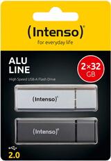 Intenso Alu Line 32GB 2er-Pack (3521480) Intenso Alu Line 32GB 2er-Pack (3521480)