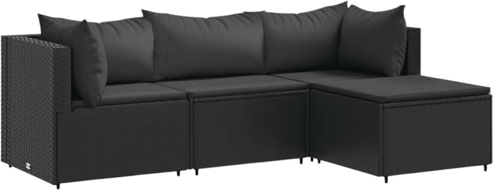 vidaXL Garten-Lounge-Set mit Kissen 4-tlg. (3308051) vidaXL Garten-Lounge-Set mit Kissen 4-tlg. (3308051)