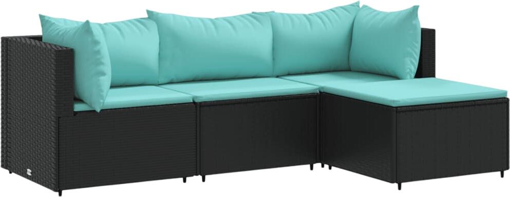 vidaXL Garten-Lounge-Set mit Kissen 4-tlg. (3308052) vidaXL Garten-Lounge-Set mit Kissen 4-tlg. (3308052)
