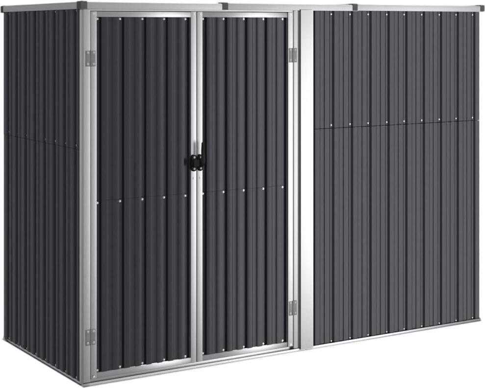vidaXL Gerätehaus Anthrazit 225 x 89 x 161 cm (316215) vidaXL Gerätehaus Anthrazit 225 x 89 x 161 cm (316215)