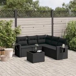 vidaXL Garten-Sofagarnitūra ar spilveniem 6-daļīga (3220154) vidaXL Garten-Sofagarnitūra ar spilveniem 6-daļīga (3220154)