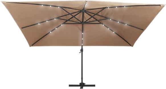 vidaXL Ampeljumta ar LED apgaismojumu Alu-masts 400x300 cm (47007) vidaXL Ampeljumta ar LED apgaismojumu Alu-masts 400x300 cm (47007)
