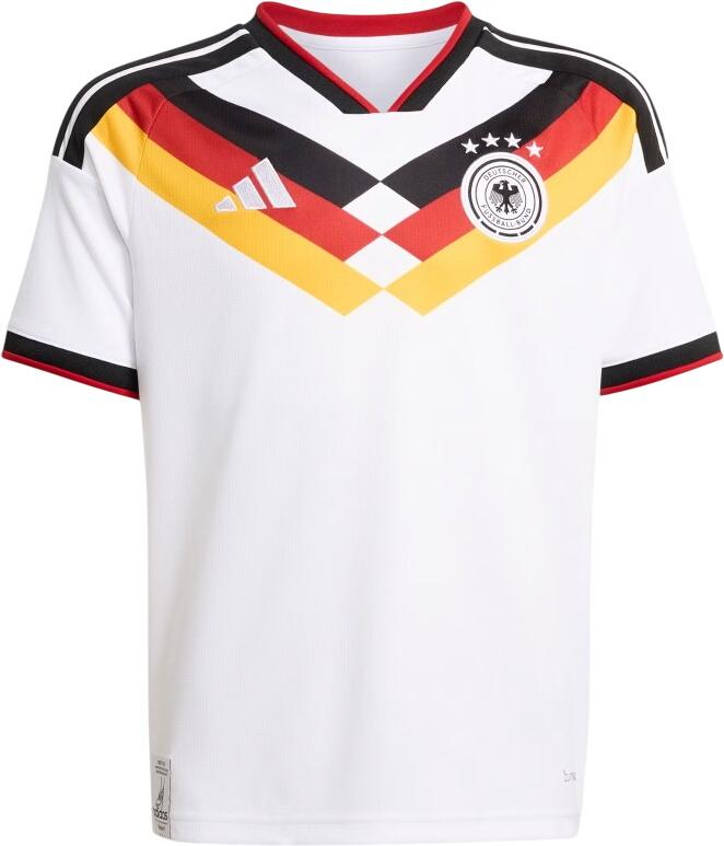 Adidas Vācijas 26 mājas futbola krekls bērniem Adidas Vācijas 26 mājas futbola krekls bērniem