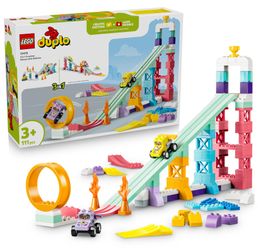 LEGO DUPLO Radošas tramplīnu ar maziem braucējiem 3-in-1 komplekts (10478) LEGO DUPLO Radošas tramplīnu ar maziem braucējiem 3-in-1 komplekts (10478)