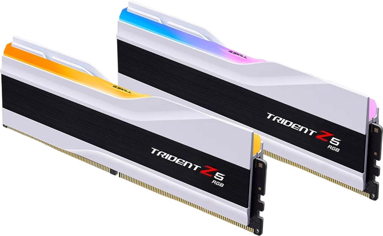 G.Skill Trident Z5 RGB DDR5-6000 64GB komplekts (F5-6000J3636F32GX2-TZ5RW) G.Skill Trident Z5 RGB DDR5-6000 64GB komplekts (F5-6000J3636F32GX2-TZ5RW)