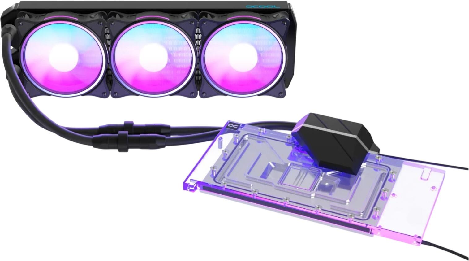 Alphacool Eiswolf 2 AiO 360 mm RTX 4080 Suprim ar aizmugurplāksni (14488) Alphacool Eiswolf 2 AiO 360 mm RTX 4080 Suprim ar aizmugurplāksni (14488)