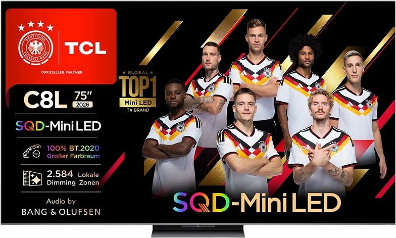TCL 75\" C8L SQD-Mini LED TV 75C8L TCL 75\" C8L SQD-Mini LED TV 75C8L