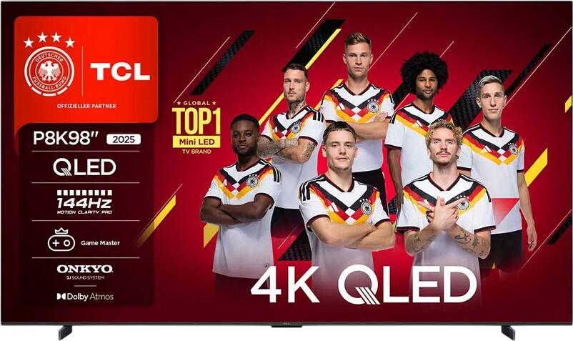 TCL 98" P8K QLED TV 98P8K TCL 98" P8K QLED TV 98P8K