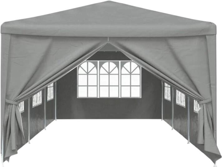 vidaXL Ballīšu telts PE un tērauds 900 x 300 x 255 cm (42033001) vidaXL Ballīšu telts PE un tērauds 900 x 300 x 255 cm (42033001)