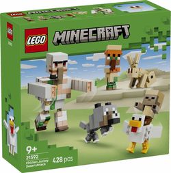 LEGO Minecraft Vistas jātnieka uzbrukums tuksnesī (21592) LEGO Minecraft Vistas jātnieka uzbrukums tuksnesī (21592)