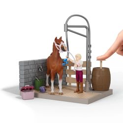 Schleich Horse Club - Sofijas zirgu mazgāšanas vieta (42792) Schleich Horse Club - Sofijas zirgu mazgāšanas vieta (42792)
