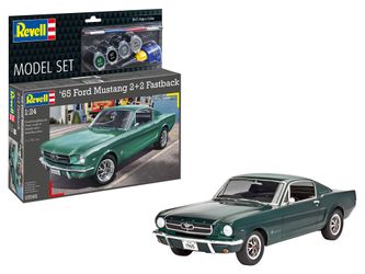 Revell Modelis Komplekts 1965 Ford Mustang 2+2 Fastback (67065) Revell Modelis Komplekts 1965 Ford Mustang 2+2 Fastback (67065)