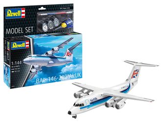 Revell Modelis Komplekts BAe 146-200 AirUK (63791) Revell Modelis Komplekts BAe 146-200 AirUK (63791)