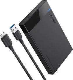 UGREEN 2,5 collu SATA cietā diska korpuss ar USB 3.0 kabeli (30848) UGREEN 2,5 collu SATA cietā diska korpuss ar USB 3.0 kabeli (30848)