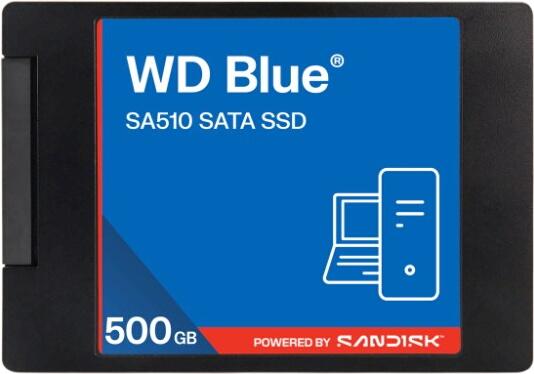 Western Digital WD Blue SA510 SSD 500GB (WDS500G5B0A-00LMP0) Western Digital WD Blue SA510 SSD 500GB (WDS500G5B0A-00LMP0)