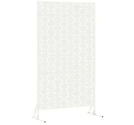 vidaXL Privātuma aizsargs tērauds 100 x 50 x 180 cm (868578) vidaXL Privātuma aizsargs tērauds 100 x 50 x 180 cm (868578)