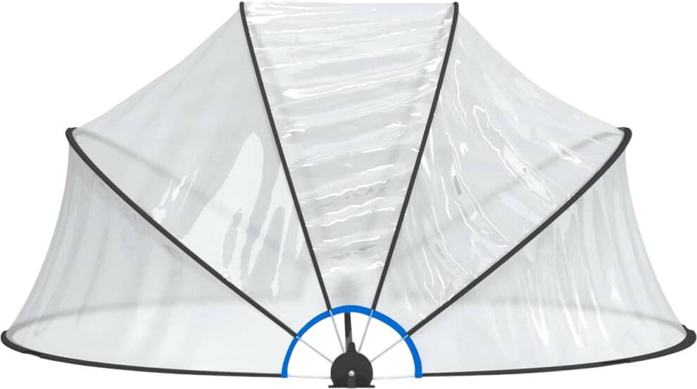 vidaXL Baseina kupols apaļš PVC 315 x 158 cm (93812) vidaXL Baseina kupols apaļš PVC 315 x 158 cm (93812)