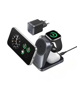 ANKER Prime Bezvadu uzlādes stacija 3-in-1, MagGo, AirCool, Salokāma