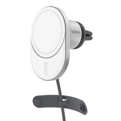 Belkin BoostCharge bezvadu automašīnas lādētājs ar Qi2 (15 W) Belkin BoostCharge bezvadu automašīnas lādētājs ar Qi2 (15 W)