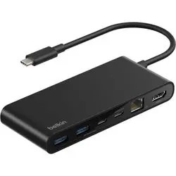 Belkin Connect Dockingstation 8-in-1 USB-C Hub (INC024HQBK) Belkin Connect Dockingstation 8-in-1 USB-C Hub (INC024HQBK)