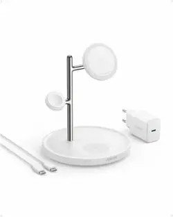 ANKER MagGo uzlādes stacija 3 vienā (B25M3321) ANKER MagGo uzlādes stacija 3 vienā (B25M3321)