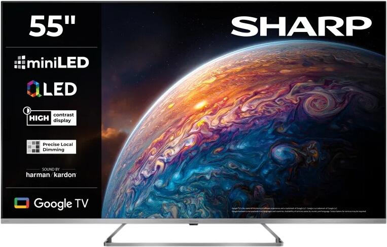 Sharp 55\" 4K UHD QLED MiniLED Google TV 55JP7265E Sharp 55\" 4K UHD QLED MiniLED Google TV 55JP7265E