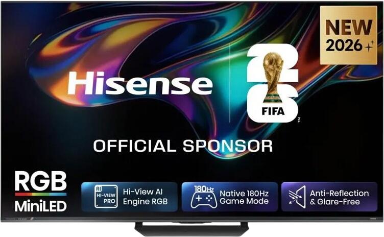 Hisense 55\" UR8DS RGB MiniLED Smart TV 4K 180 Hz 55UR8DS Hisense 55\" UR8DS RGB MiniLED Smart TV 4K 180 Hz 55UR8DS