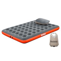 Bestway Divguļamā gulta Roll & Relax ar spilvenu pumpi 203 x 152 x 22 cm (67703_26) Bestway Divguļamā gulta Roll & Relax ar spilvenu pumpi 203 x 152 x 22 cm (67703_26)
