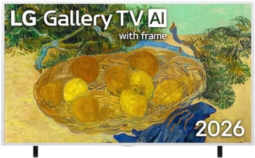 LG 65" Gallery televizors ar mākslīgā intelekta rāmi LX7 4K ART TV 2026 65LX7B6LA LG 65" Gallery televizors ar mākslīgā intelekta rāmi LX7 4K ART TV 2026 65LX7B6LA