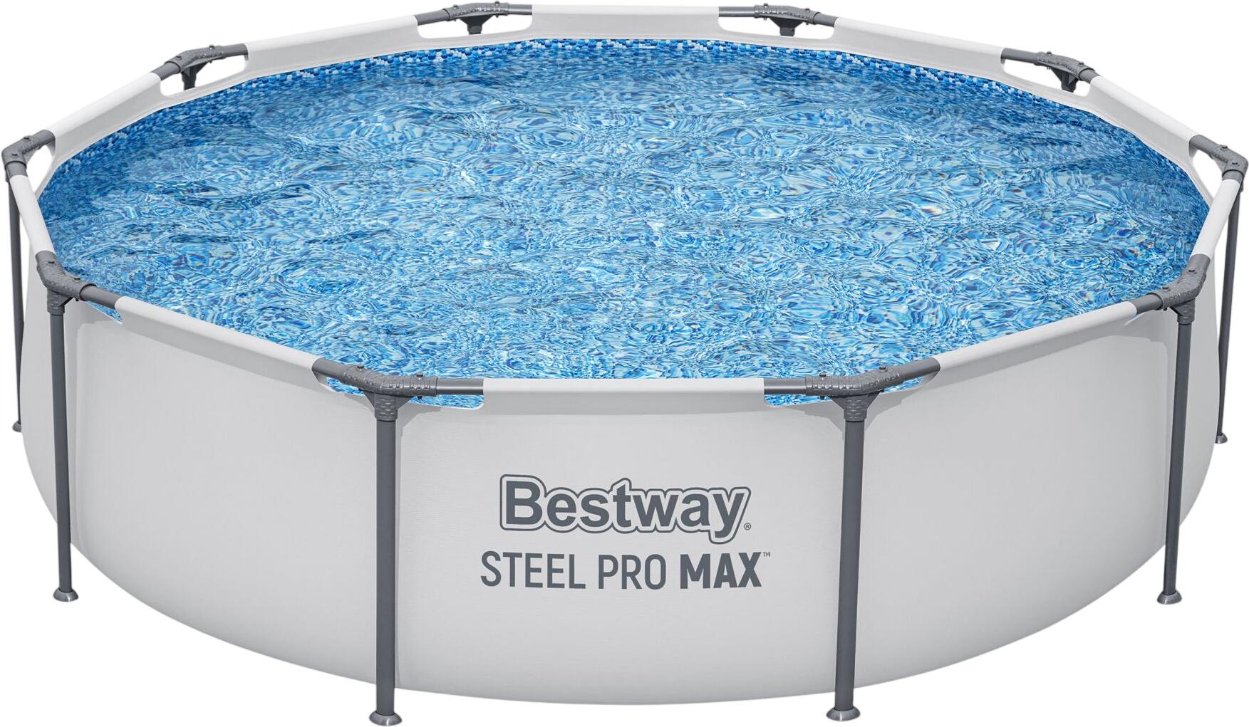 Bestway Steel Pro MAX Rāmja Baseins bez sūkņa Ø 305 x 76 cm (56406_26) Bestway Steel Pro MAX Rāmja Baseins bez sūkņa Ø 305 x 76 cm (56406_26)