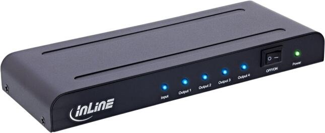 Inline HDMI sadalītājs 4-fach (65010K) Inline HDMI sadalītājs 4-fach (65010K)