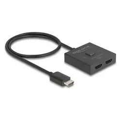Delock HDMI slēdzis 2 uz 1 divvirzienu (18901) Delock HDMI slēdzis 2 uz 1 divvirzienu (18901)