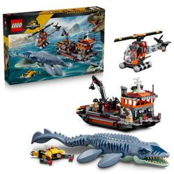LEGO Jurassic World Mosasaurier-uzbrukums laivai (77983) LEGO Jurassic World Mosasaurier-uzbrukums laivai (77983)