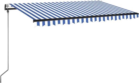 vidaXL Automātiskā markīze ar LED apgaismojumu un vēja sensoru 450 x 350 cm vidaXL Automātiskā markīze ar LED apgaismojumu un vēja sensoru 450 x 350 cm