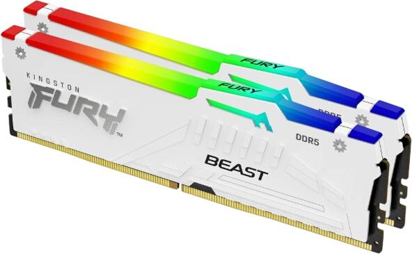 Kingston Fury Beast RGB DDR5-6000 64GB komplekts (KF560C30BWEAK2-64) Kingston Fury Beast RGB DDR5-6000 64GB komplekts (KF560C30BWEAK2-64)
