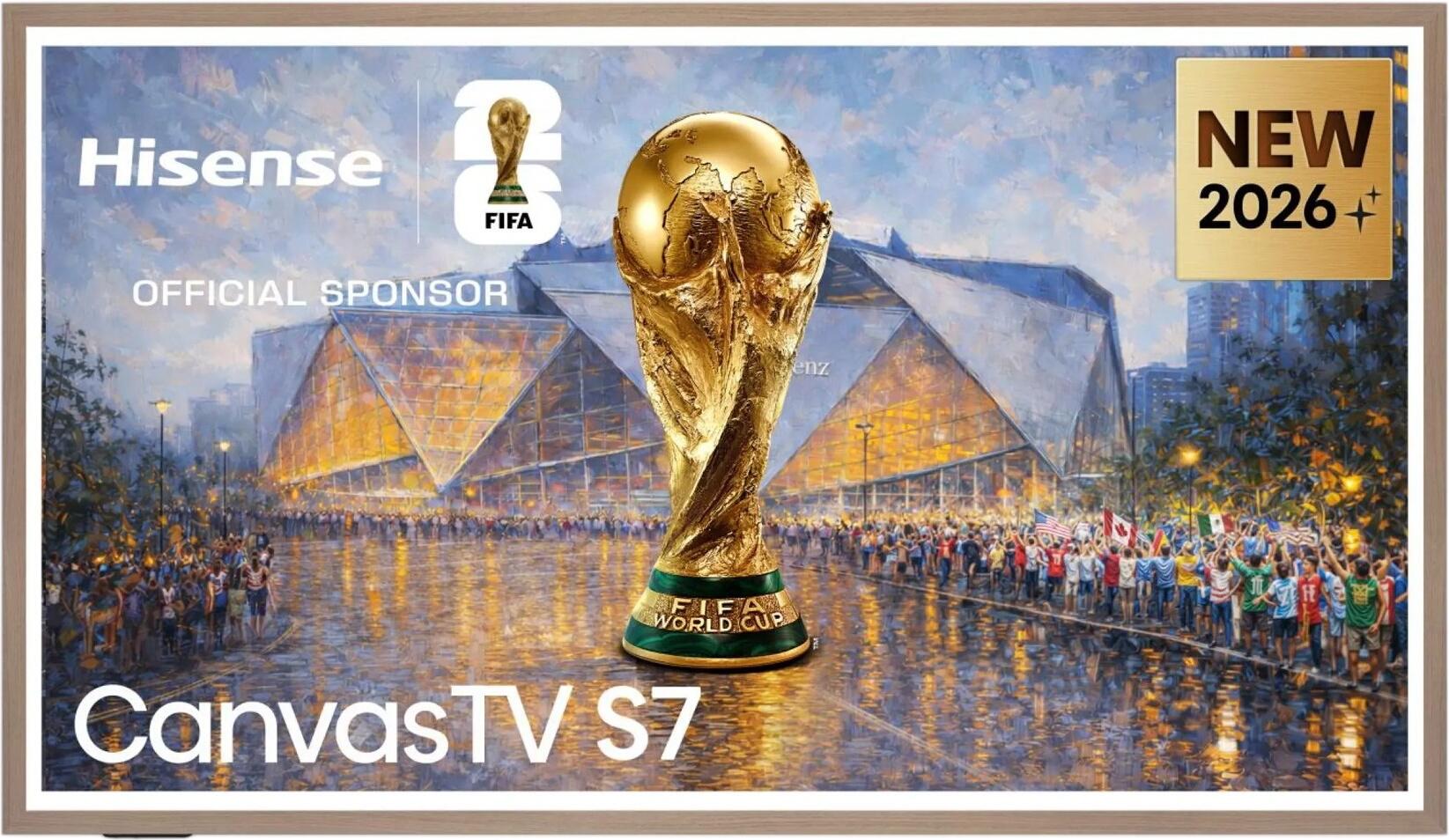 Hisense 65" S7DS Canvas televizors 4K 144 Hz 65S7DS Hisense 65" S7DS Canvas televizors 4K 144 Hz 65S7DS