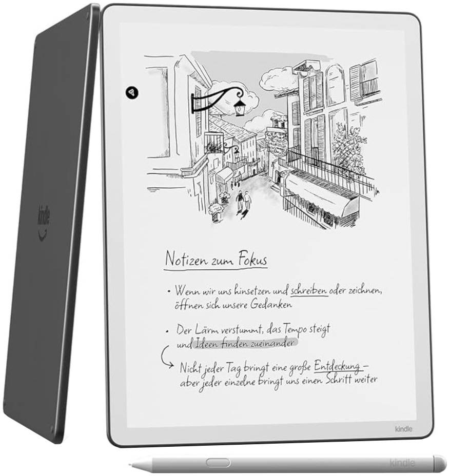 Amazon Kindle Scribe 32GB ar priekšējo apgaismojumu (2025) Amazon Kindle Scribe 32GB ar priekšējo apgaismojumu (2025)